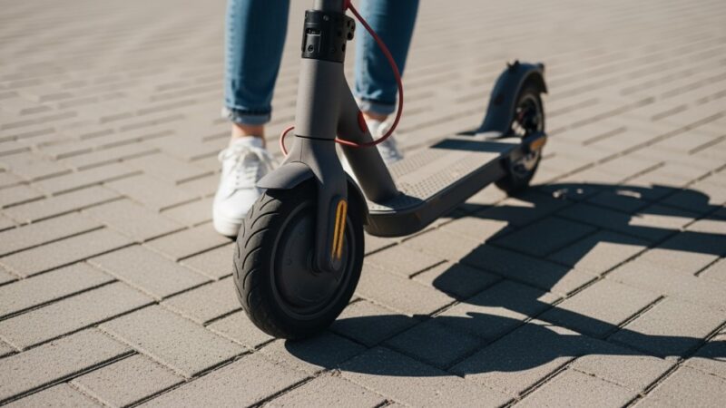 Mężczyzna na nielegalnej hulajnodze elektrycznej zatrzymany w Oświęcimiu