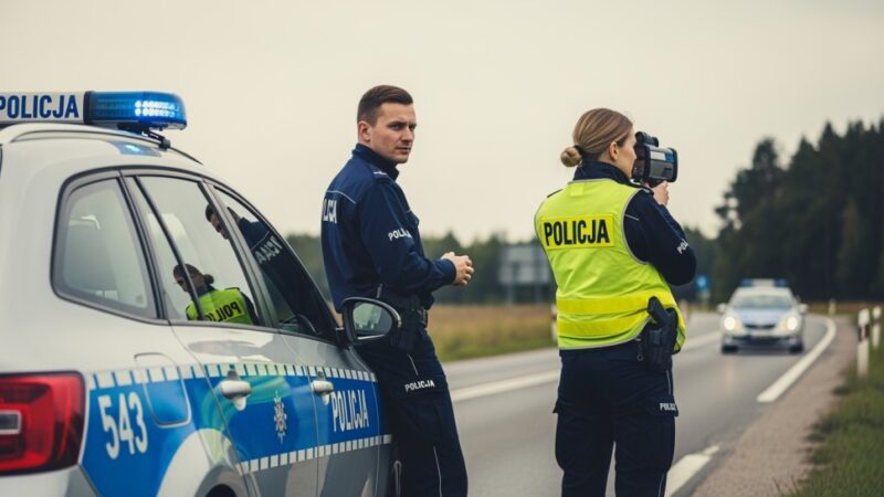 Kierowca jechał slalomem, zatrzymany przez innych. Okazało się, że miał udar mózgu.