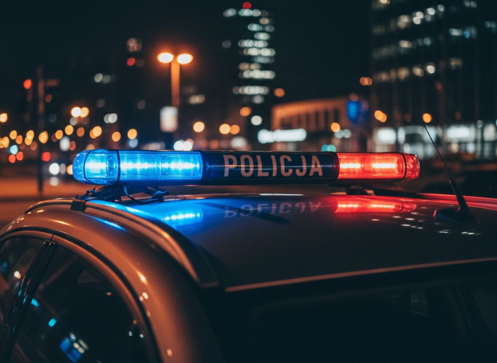 Nocny wandal złapany na gorącym uczynku