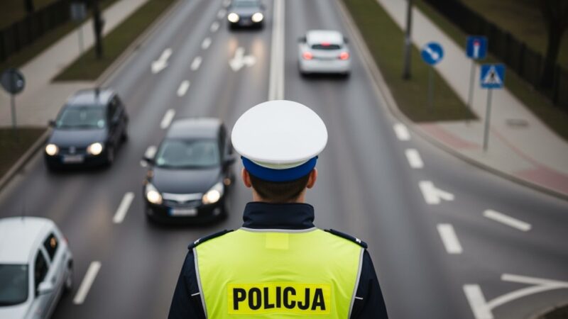 Bezpieczeństwo na drogach Krakowa: Policja intensyfikuje kontrole po tragicznym wypadku