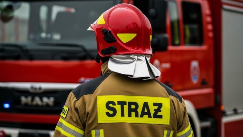 Krakowscy strażacy promują ekologiczną kranówkę w biodegradowalnych bidonach!