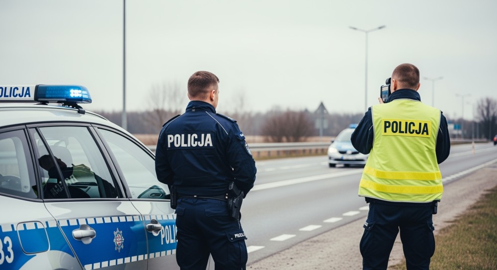 Kierowca z Sułkowic ukarany 1500 zł mandatu za szaleńczą prędkość!