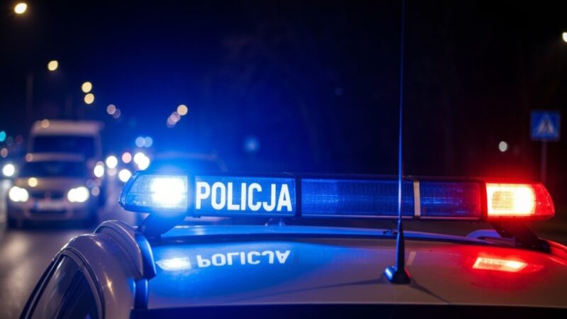 Nocna kradzież znaków drogowych: młody romantyk w opałach