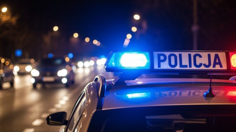 Kobieta z zakazem prowadzenia pojazdów uciekła przed policją w Andrychowie