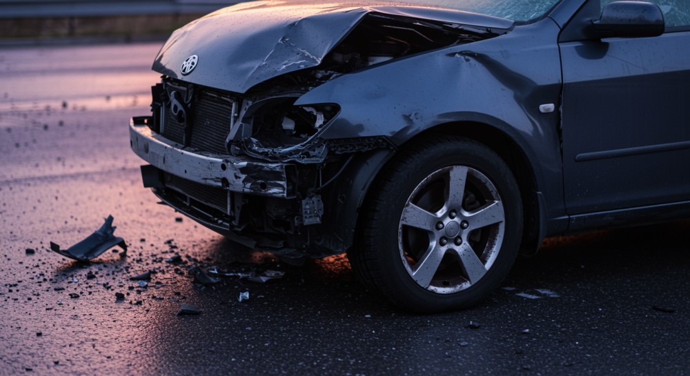 Stracił panowanie nad Audi i dachował
