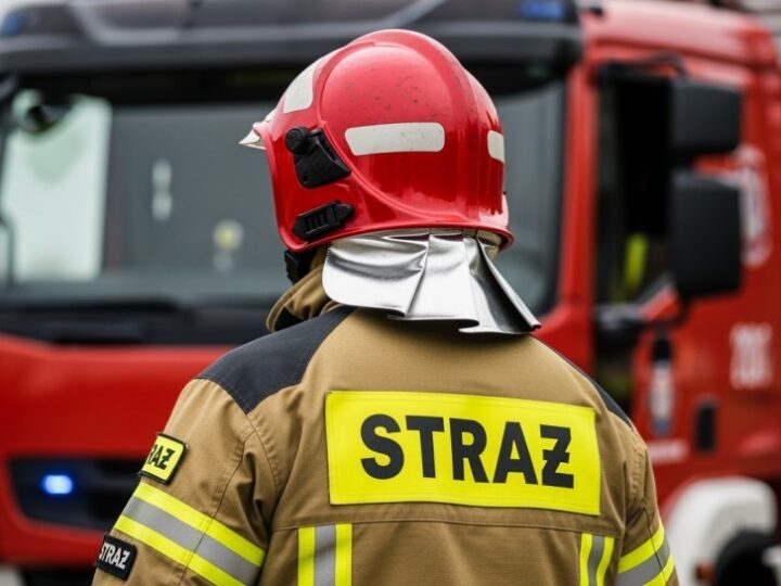 Młody pasjonat strażacki z Bochni z bliska poznaje świat pożarnictwa