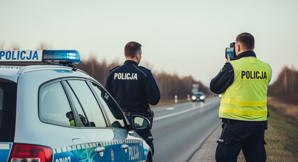 Dachowanie kierującej samochodem osobowym. W organizmie miała ponad 3 promile alkoholu.