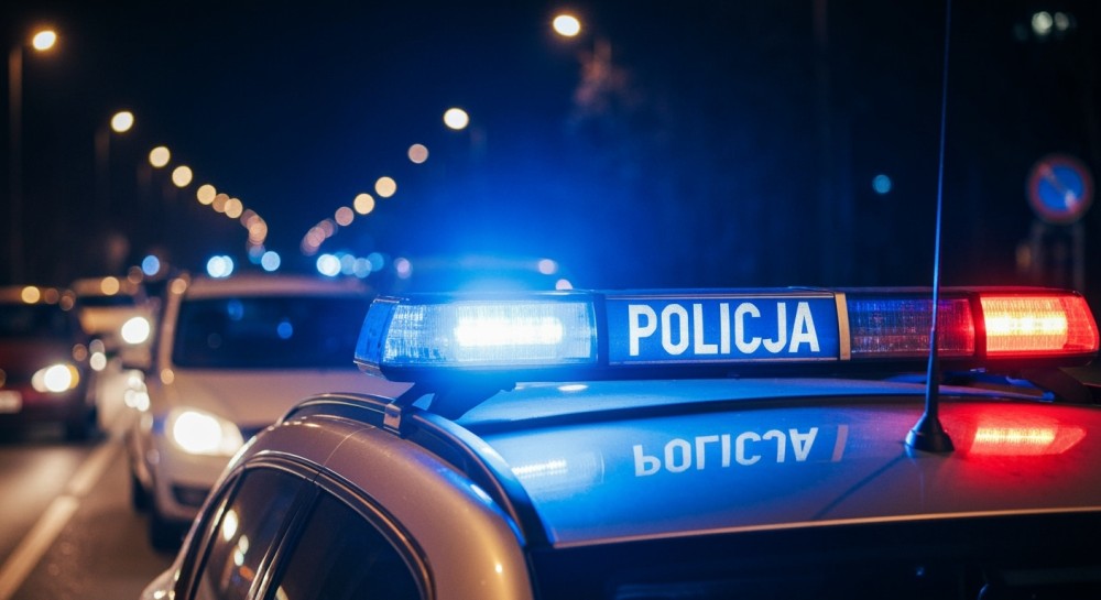Agresywny mężczyzna z nożem zatrzymany przez krakowską policję