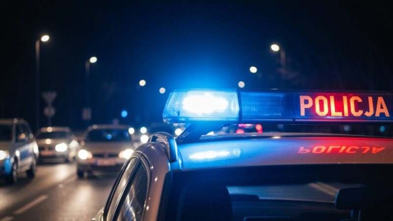 Szaleńczy pościg w Tarnowie: Kierowca na haju zatrzymany przez policję