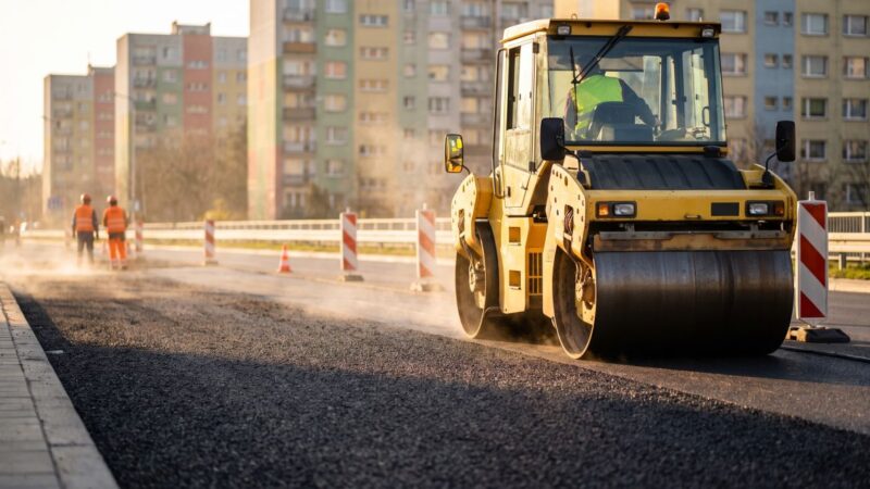 Nocne modernizacje na Al. Słowackiego – nowa nawierzchnia w trakcie prac!