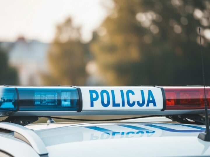 Polski policjant w akcji podczas Grand Prix Włoch na torze Monza