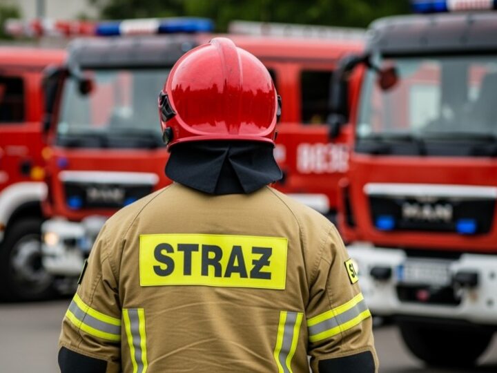 54-latek zatrzymany po serii pożarów w Podsarniu.
