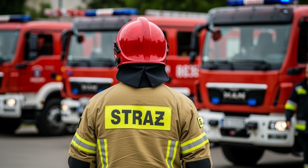 54-latek zatrzymany po serii pożarów w Podsarniu.