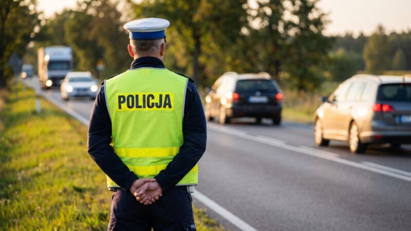 Nocne łowy policji: 169 mandatów za wykroczenia drogowe w Krakowie