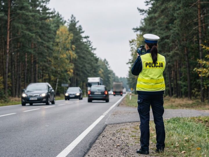 Miechowskie echa nieodpowiedzialności: młody kierowca w rękach policji