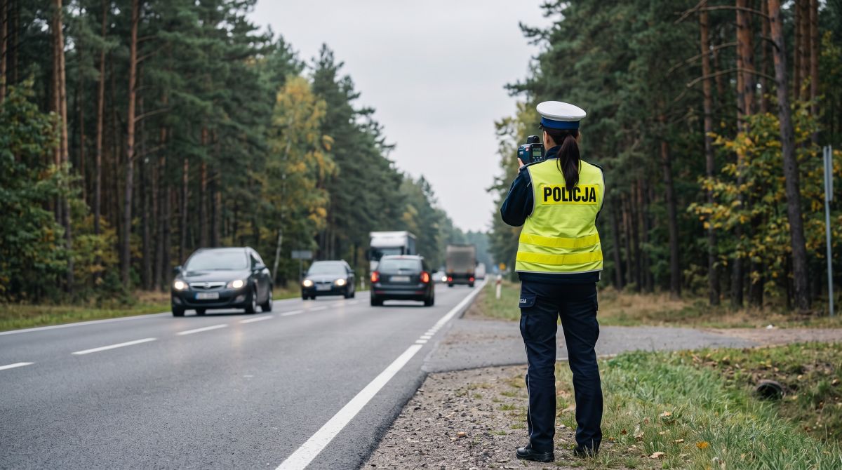 Miechowskie echa nieodpowiedzialności: młody kierowca w rękach policji