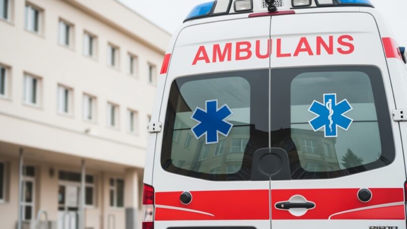 Nieprzytomny mężczyzna nie oddychał. Policjanci z Nowego Targu uratowali mu życie
