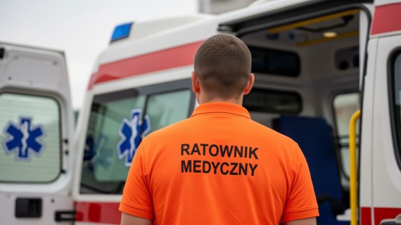 Nocna akcja ratunkowa: życie mężczyzny w rękach straży miejskiej w Krakowie