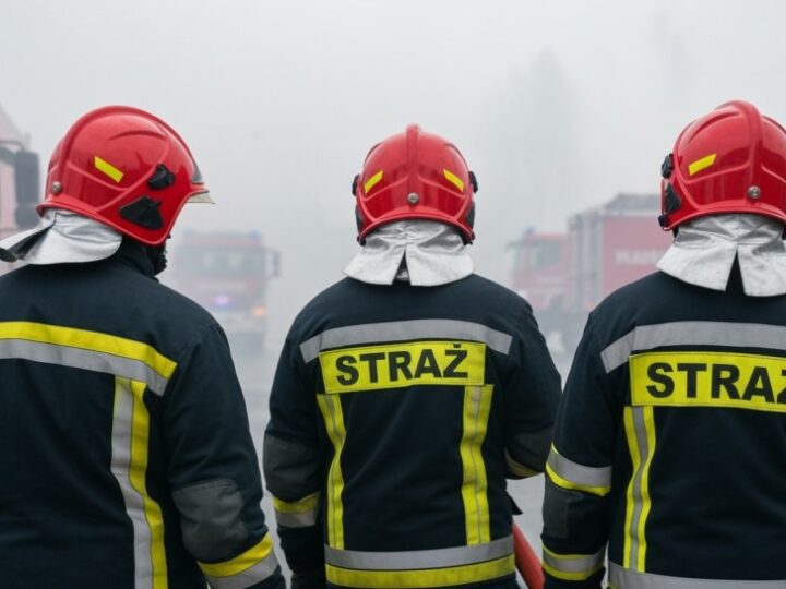 Pożar w szpitalu Rydygiera. Policjanci wynosili pacjentów z zadymionego piętra