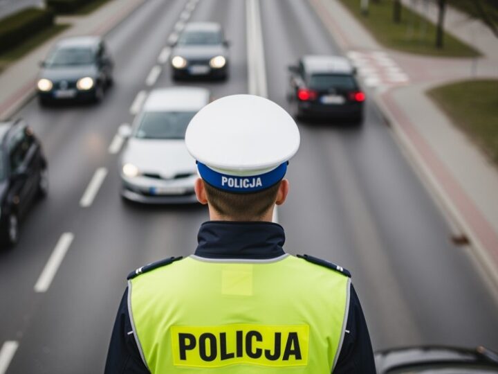 Policjant w akcji: Zatrzymanie nietrzeźwego kierowcy w Trzebini
